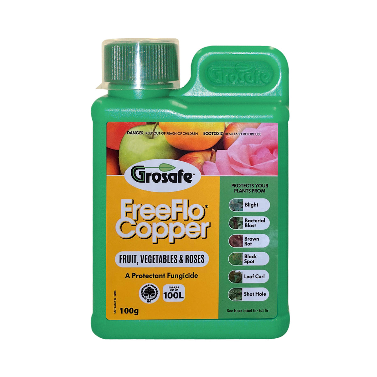 Grosafe FreeFlo Copper - Broad-spectrum fungicide - 100gm