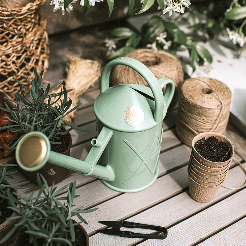 Bartley Burbler Watering Can - Haws, England - 1 Litre Sage