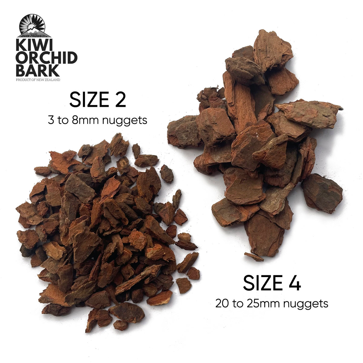 Kiwi Orchid Bark - Grade 4 - 5 litres