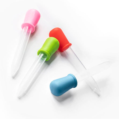 5ml Silicon Dropper Pipette - 10 colours