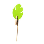 NEW uBloomd Green Sticky Traps MONSTERA LEAF for flying pests - 10 traps / 5 clips