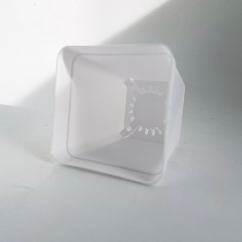 Crew Mini Pot Square - 7.5cm x 6.5cm - WHITE